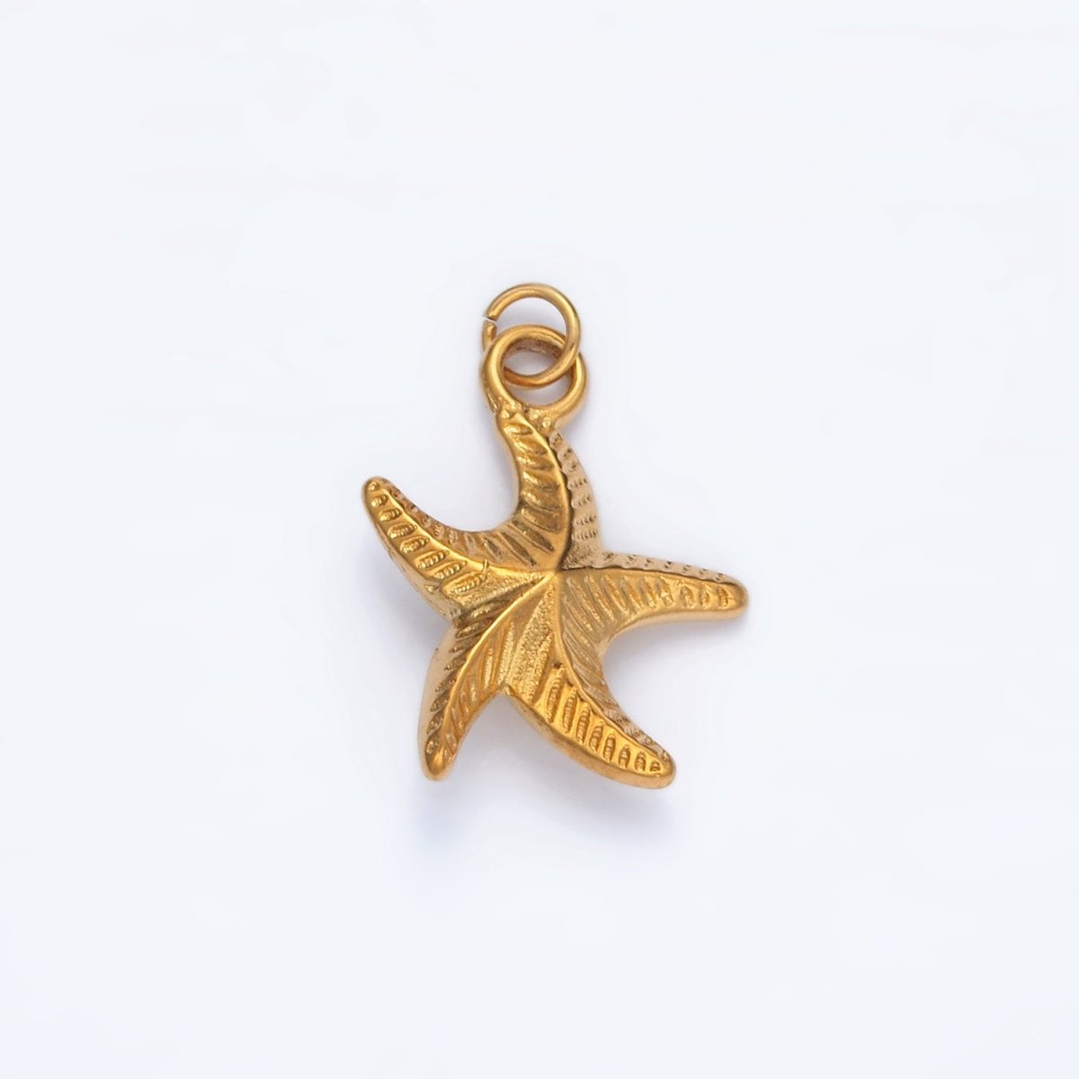 Stainless Steel Dotted Starfish Ocean Charm | P1047 - DLUXCA