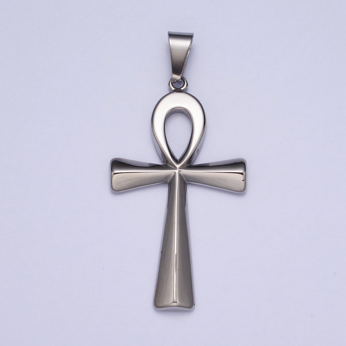 Stainless Steel Egyptian Ankh Key Cross Pendant in Gold & Silver J-265 J-323