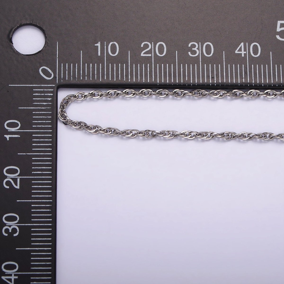 Stainless Steel Espiga Wheat Chain - Beautifully Unique - Double Cable Chain Necklace 23.6 inch | WA-2363 WA-2406