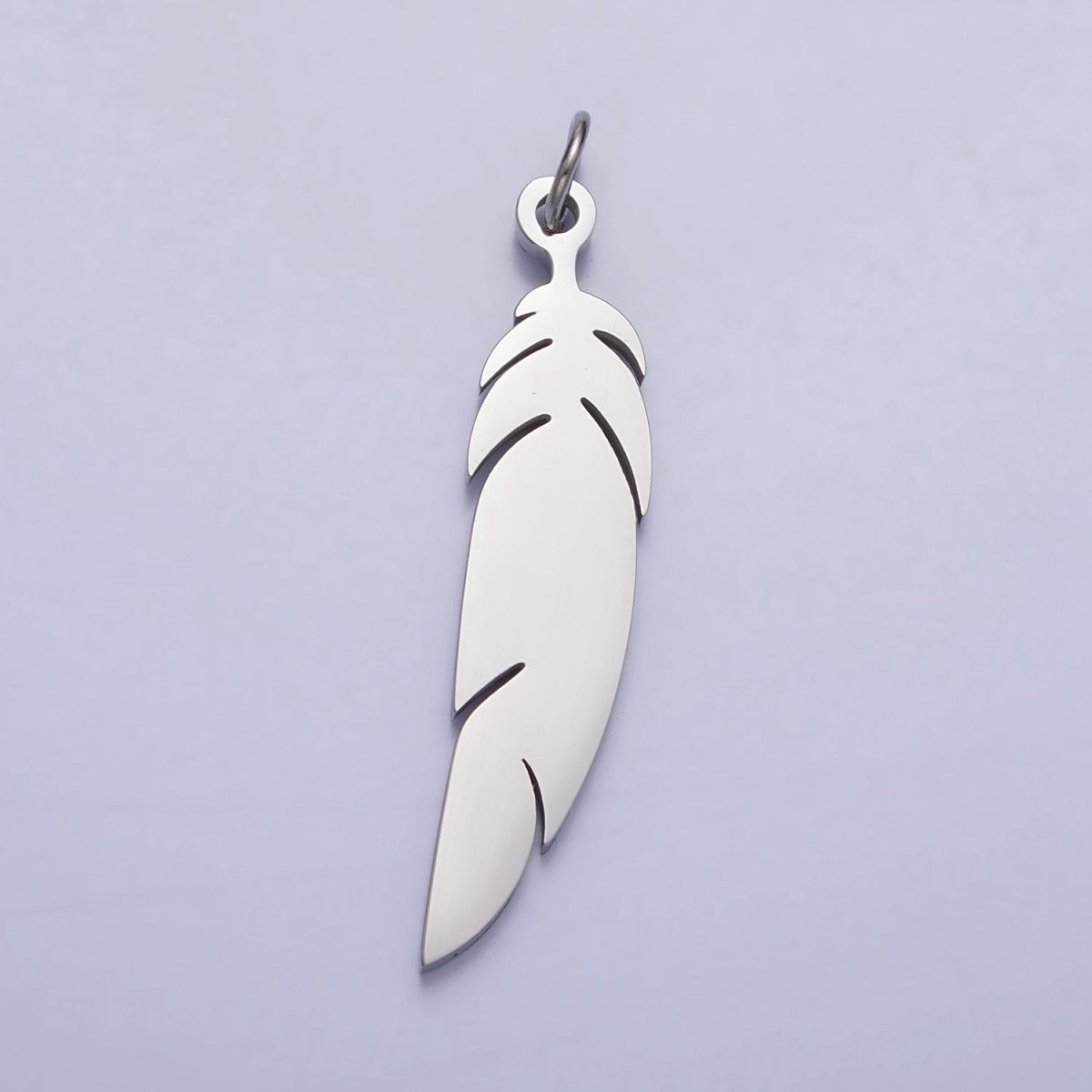Stainless Steel Feather Wing Strand Add-On Charm in Gold & Silver | P-921