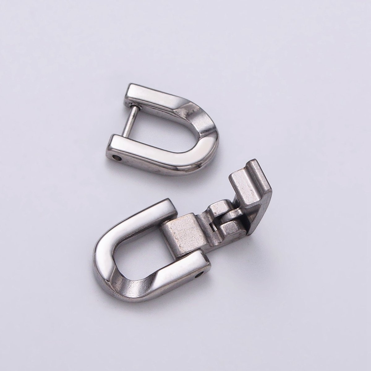 Stainless Steel Fold Over Clasps Extender Clasp Closure Gold End Caps for Necklace Bracelet Jewelry Component Handmade Supply Z-318 Z-319