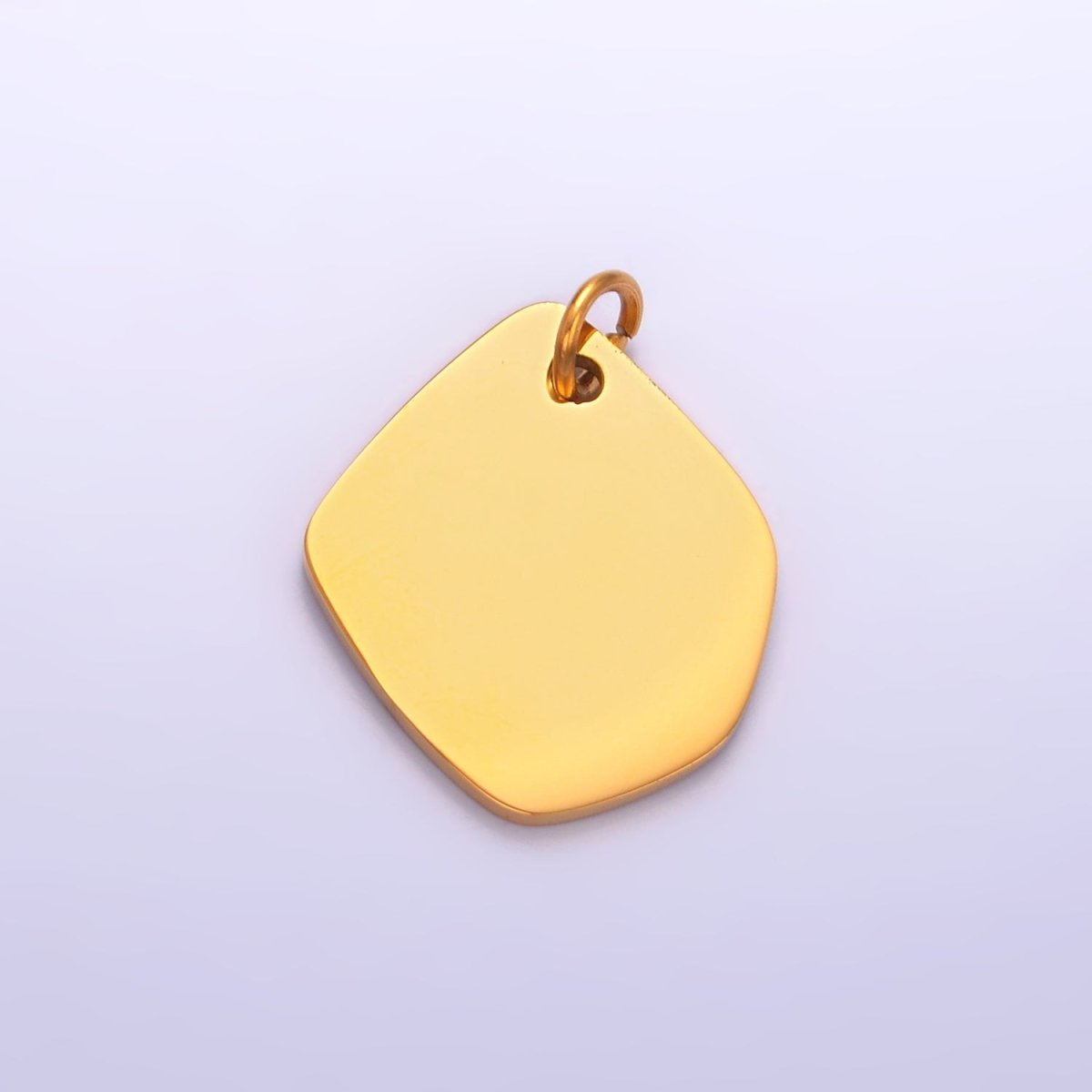 Stainless Steel Geometric Minimalist Charm | P784 - DLUXCA
