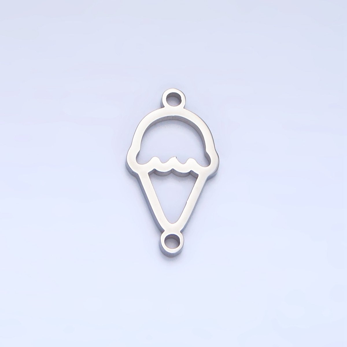 Stainless Steel Ice Cream Dessert Charm Connector in Gold & Silver | G-465