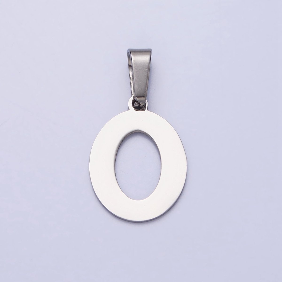 Stainless Steel Letter Charms, initial alphabet pendant DIY jewelry letter charms for personalized jewelry making A-326-A-338