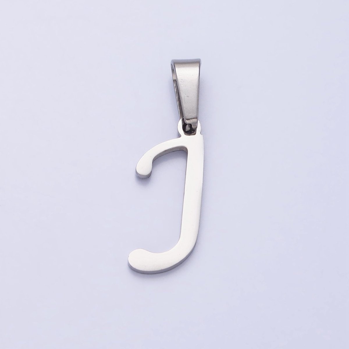 Stainless Steel Letter Charms, initial alphabet pendant DIY jewelry letter charms for personalized jewelry making A-326-A-338