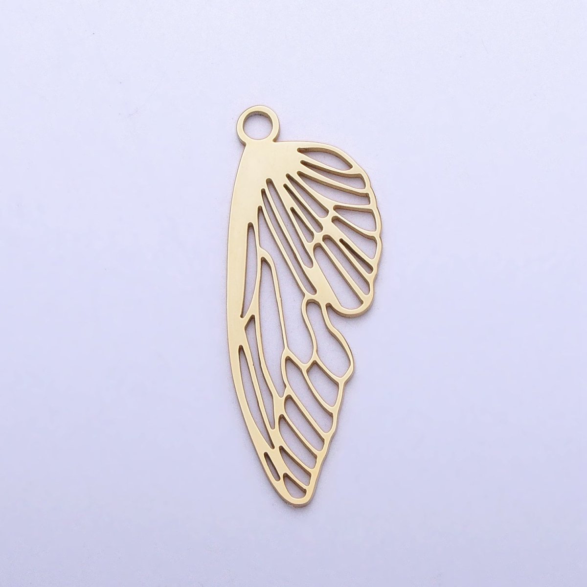 Stainless Steel Open Butterfly Mariposa Wings Open Charm in Gold & Silver | P-925