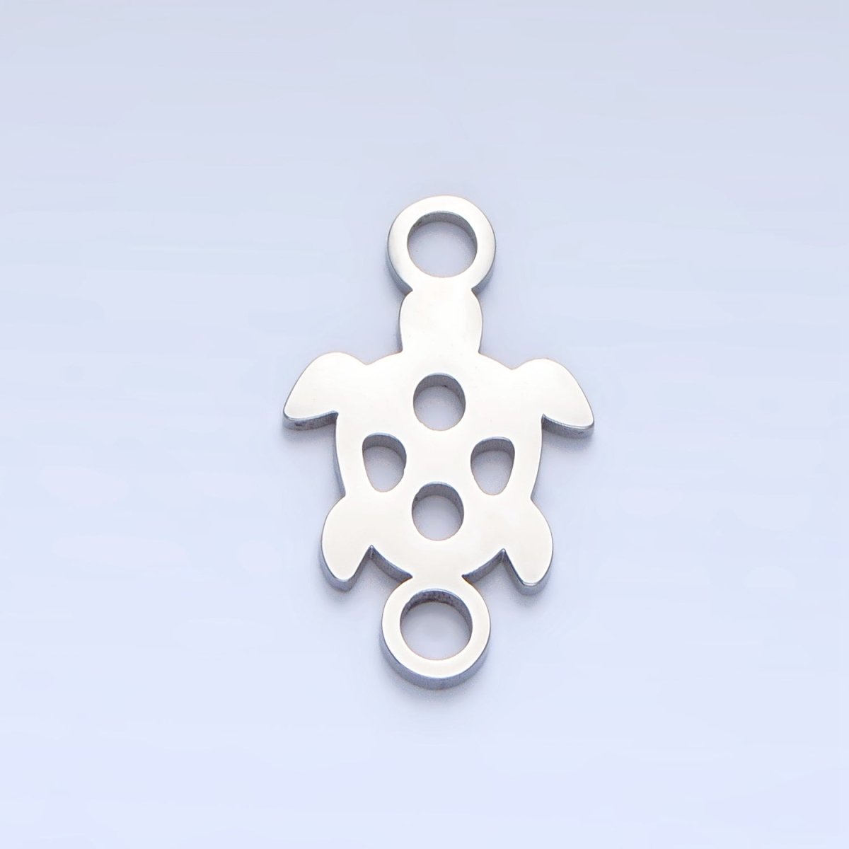 Stainless Steel Open Turtle Tortoise Sea Animal Connector in Gold & Silver | F289