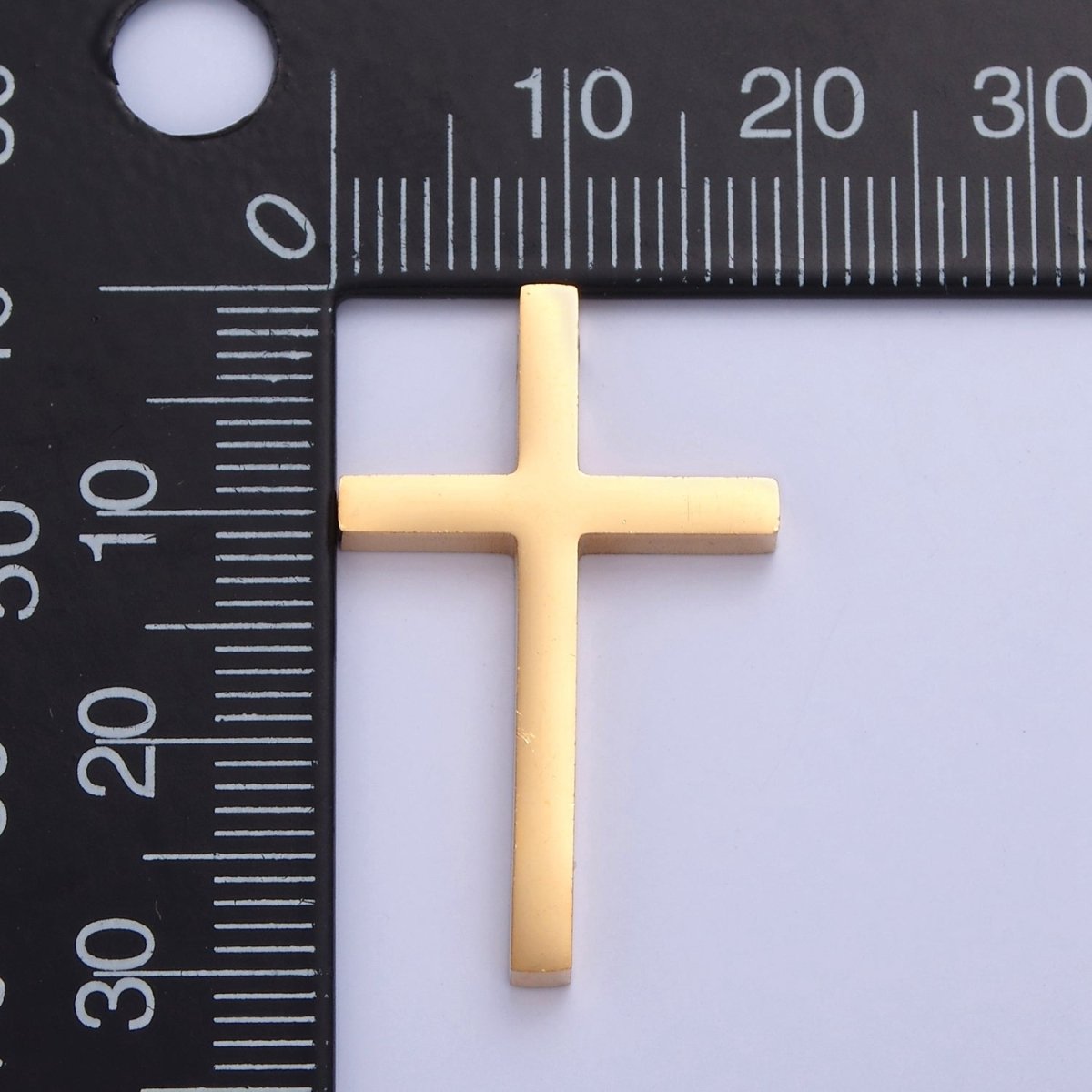 Stainless Steel Religious Cross For Jewelry Making, Silver &  Gold Boys Bead For Necklace Making, W-841 W-842