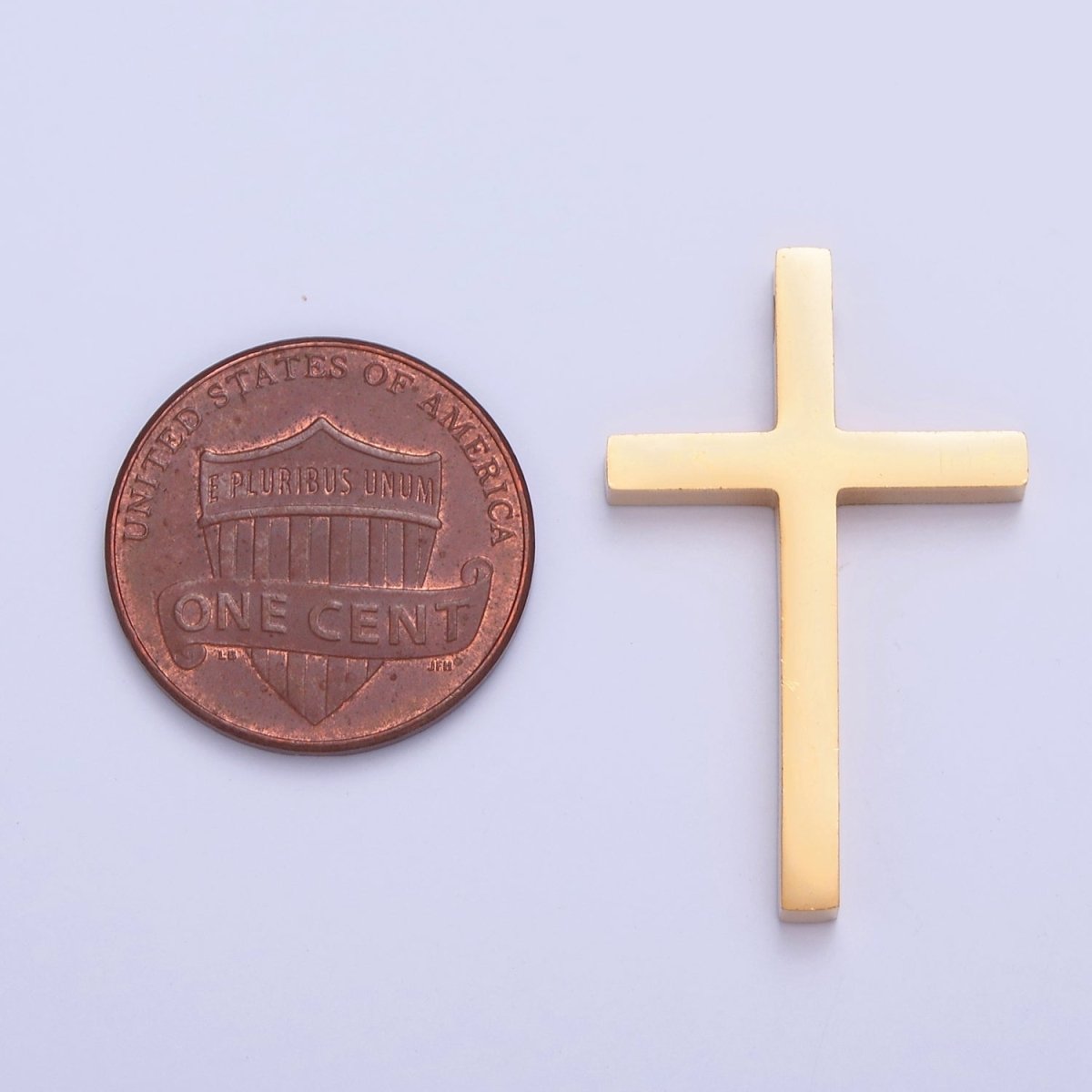 Stainless Steel Religious Cross For Jewelry Making, Silver &  Gold Boys Bead For Necklace Making, W-841 W-842