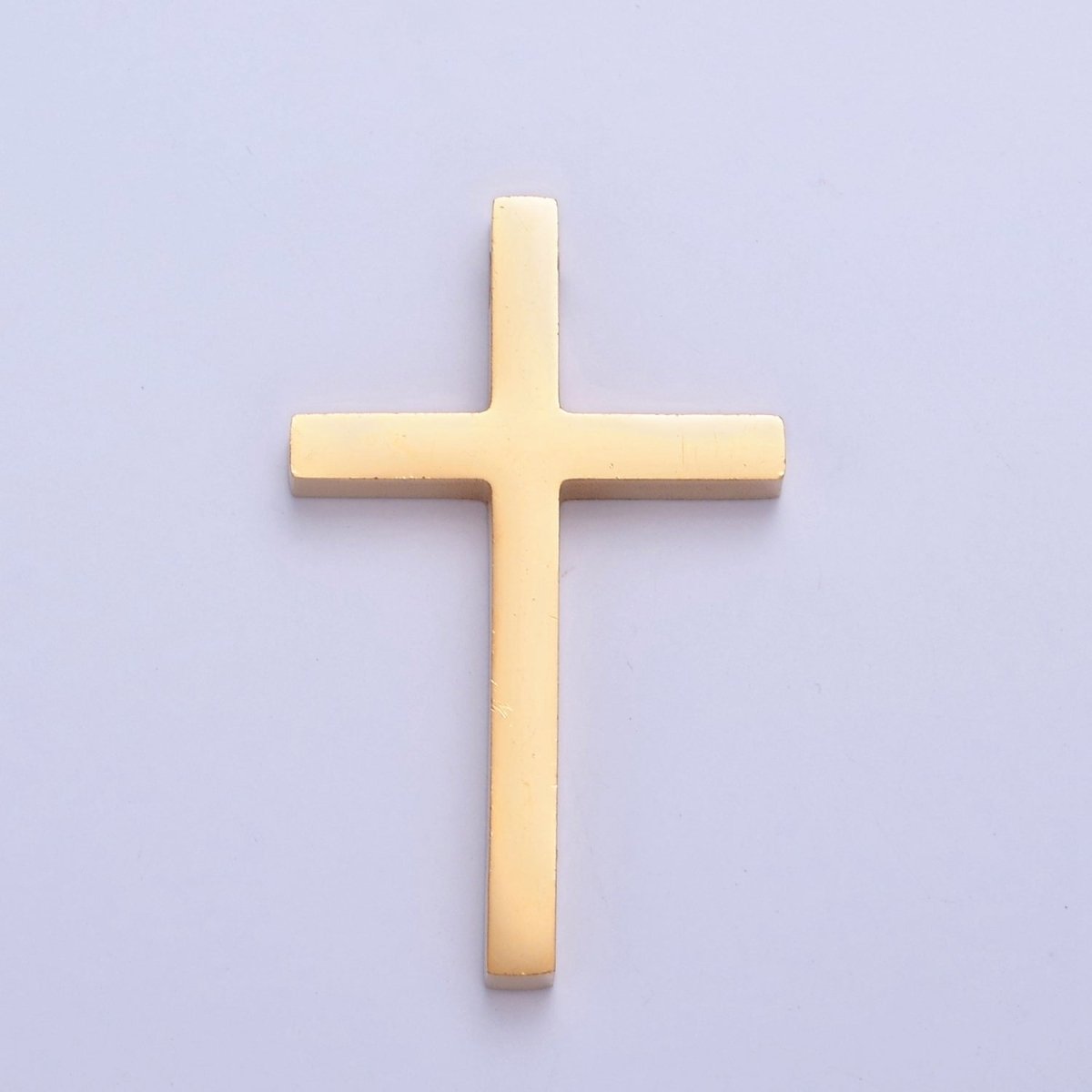 Stainless Steel Religious Cross For Jewelry Making, Silver &  Gold Boys Bead For Necklace Making, W-841 W-842