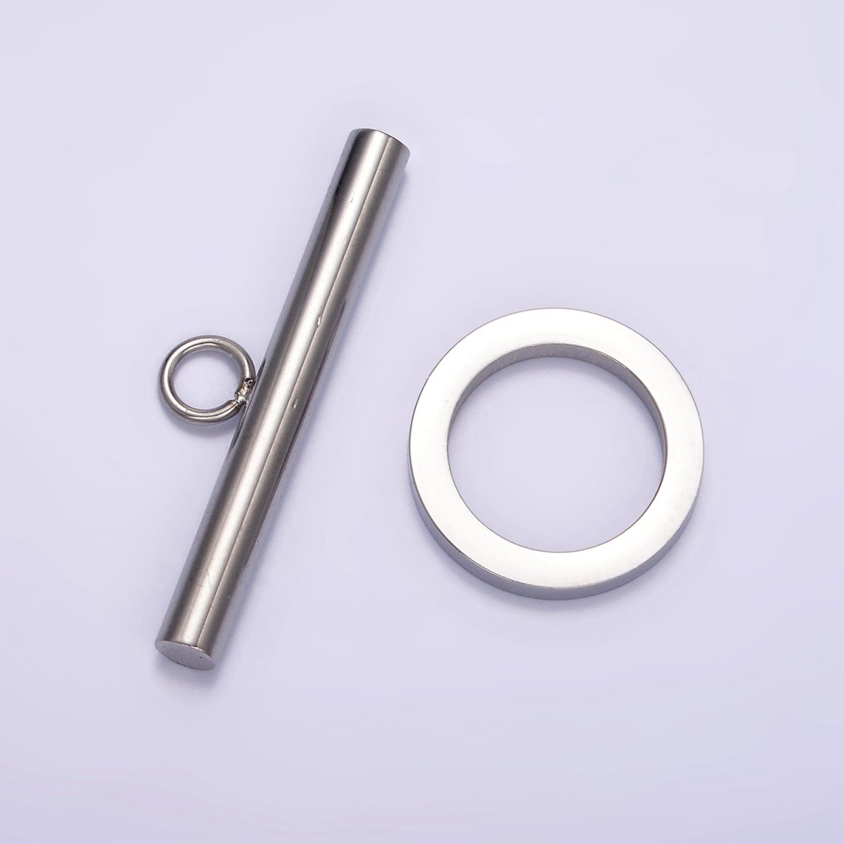 Stainless Steel Toggle Clasps Closure Minimalist Findings Supply in Gold & Silver | Z-484  Z-485