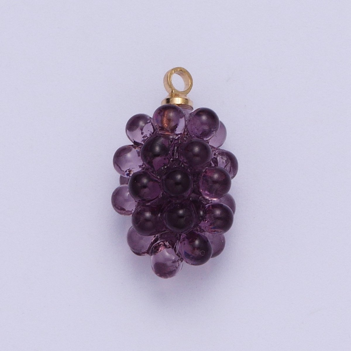 Summer Resin Fruits Purple Green Grapes For DIY Jewelry Making |  X-748