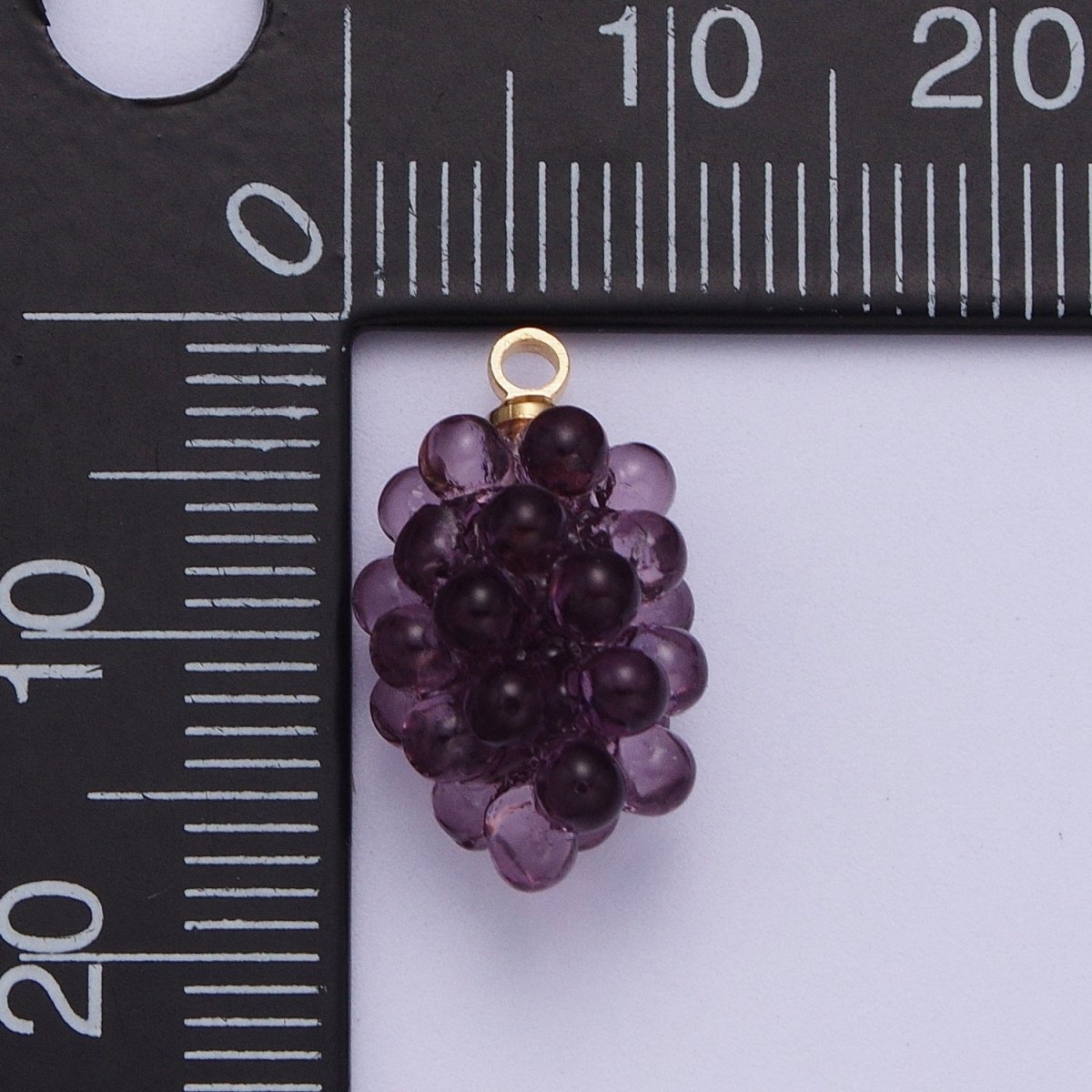 Summer Resin Fruits Purple Green Grapes For DIY Jewelry Making |  X-748