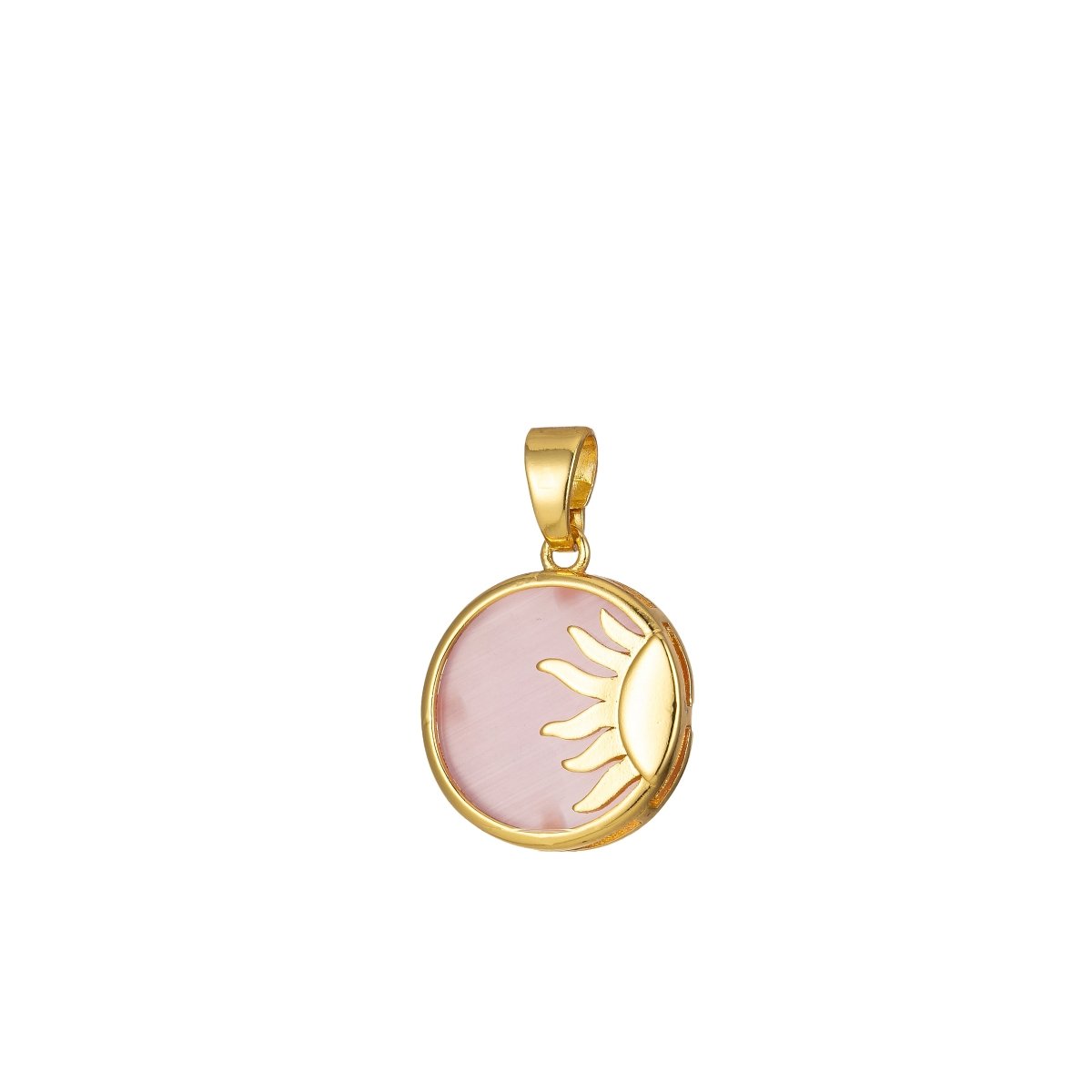 Sun Pendant Celestial Coin Dainty Charm J-306~J-310