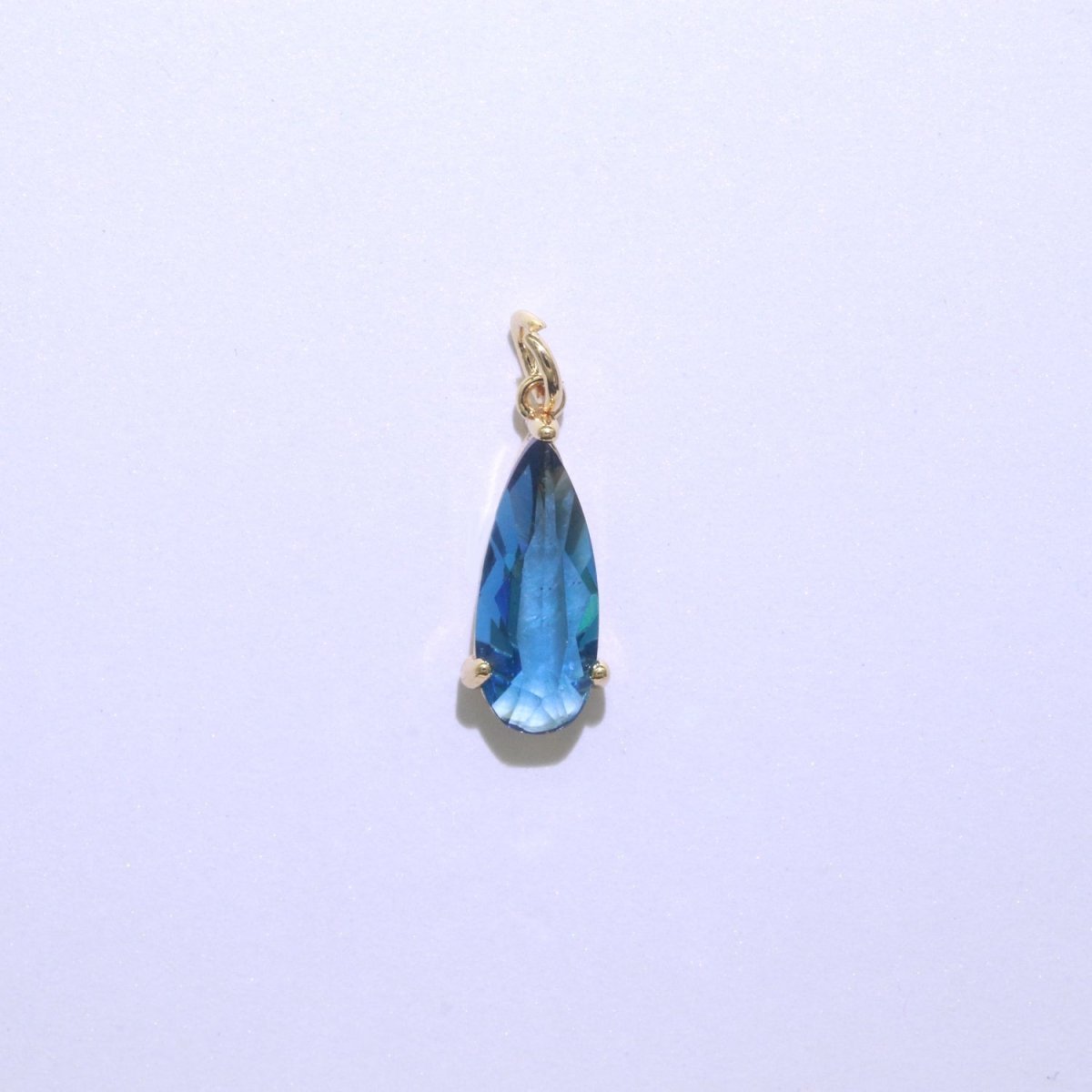 Tear Drop Pendant Arcylic Glass Dangle Charm for Necklace Earring Supply M-286-M-297