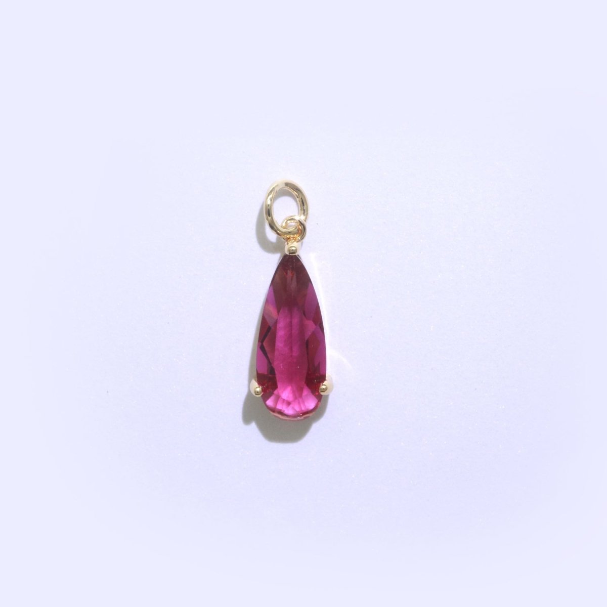 Tear Drop Pendant Arcylic Glass Dangle Charm for Necklace Earring Supply M-286-M-297