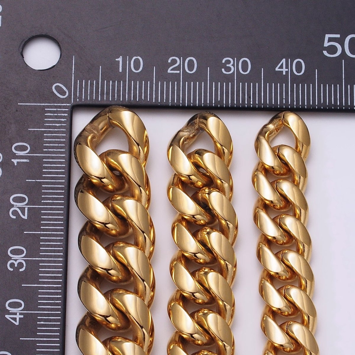 Thick Gold Miami Cuban Curb Chain Bracelet 10mm 12mm 14mm Stainless Steel Chain Men Bracelet | WA-1720 to WA-1722 Clearance Pricing