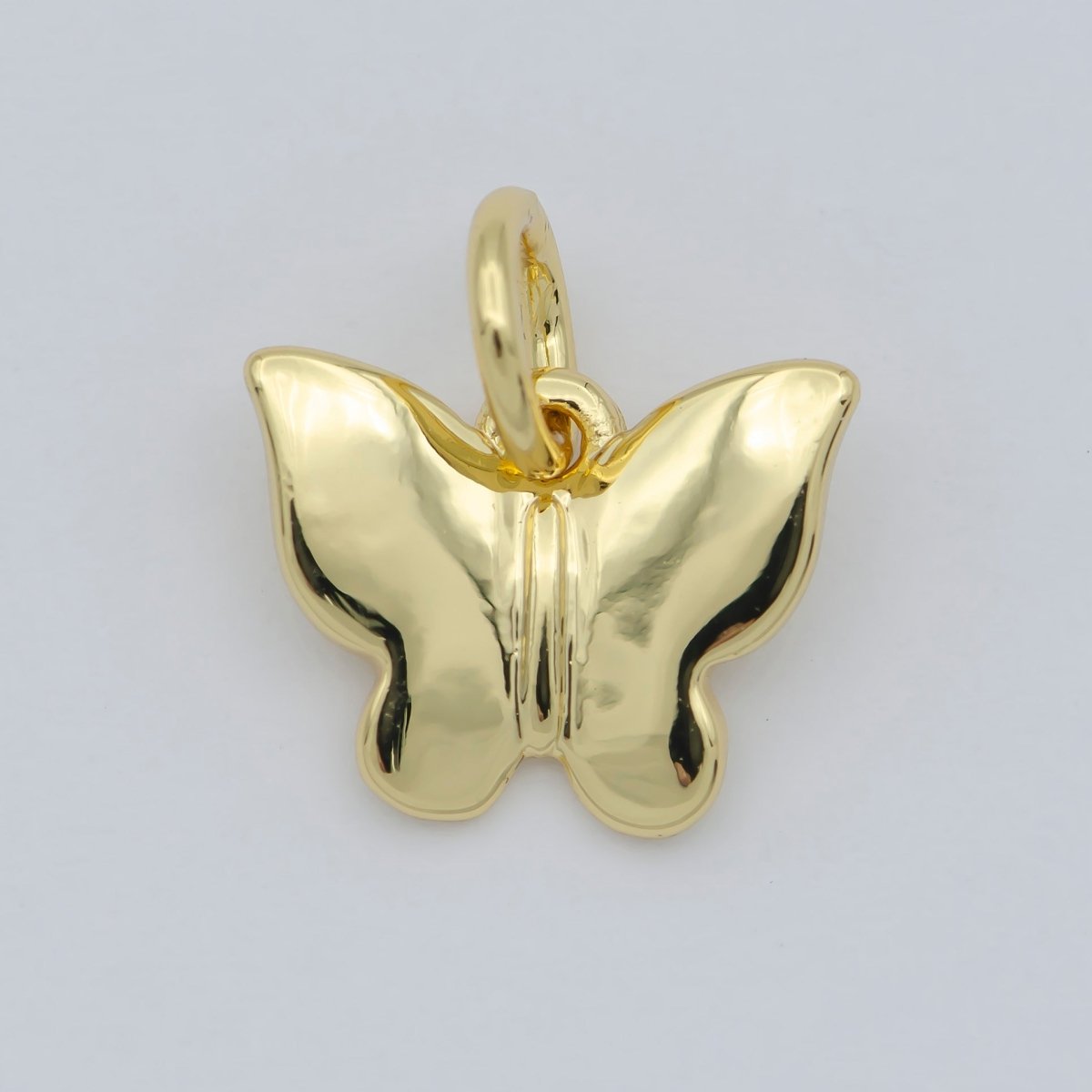 Tiny 14K Gold Filled Butterfly Pendant Gold Butterfly Charms for Bracelet, Earring, Necklace Charms for Jewelry Making Supply M-366