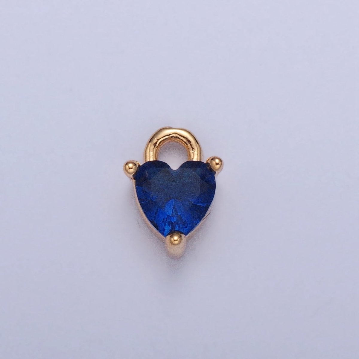 Tiny Gold Heart Charm, Micro Pave Heart, Mini Heart Charms, Heart Pendant, Cubic Zirconia Charm, Beads, CZ Bracelet Charm X-004-X-010