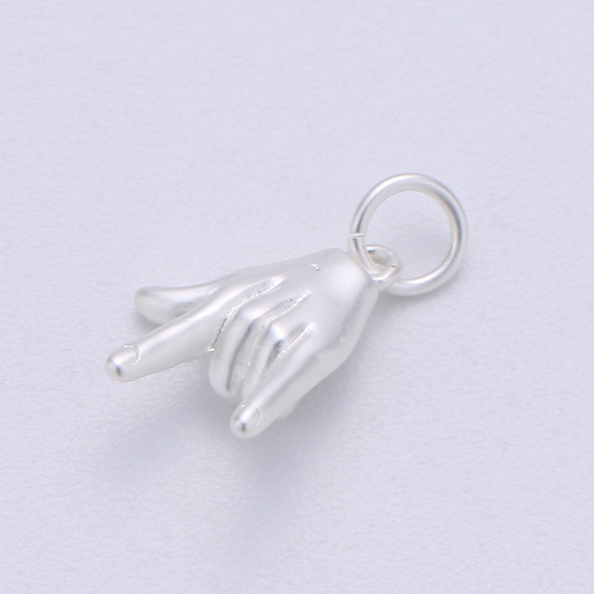 Tiny Rock On Hand Gesture Charm, Gold Fill Rock Sign For Necklace Pendant Bracelet Earring Charm Jewelry Making Gift Rocker Metal Musician E-227-E-228