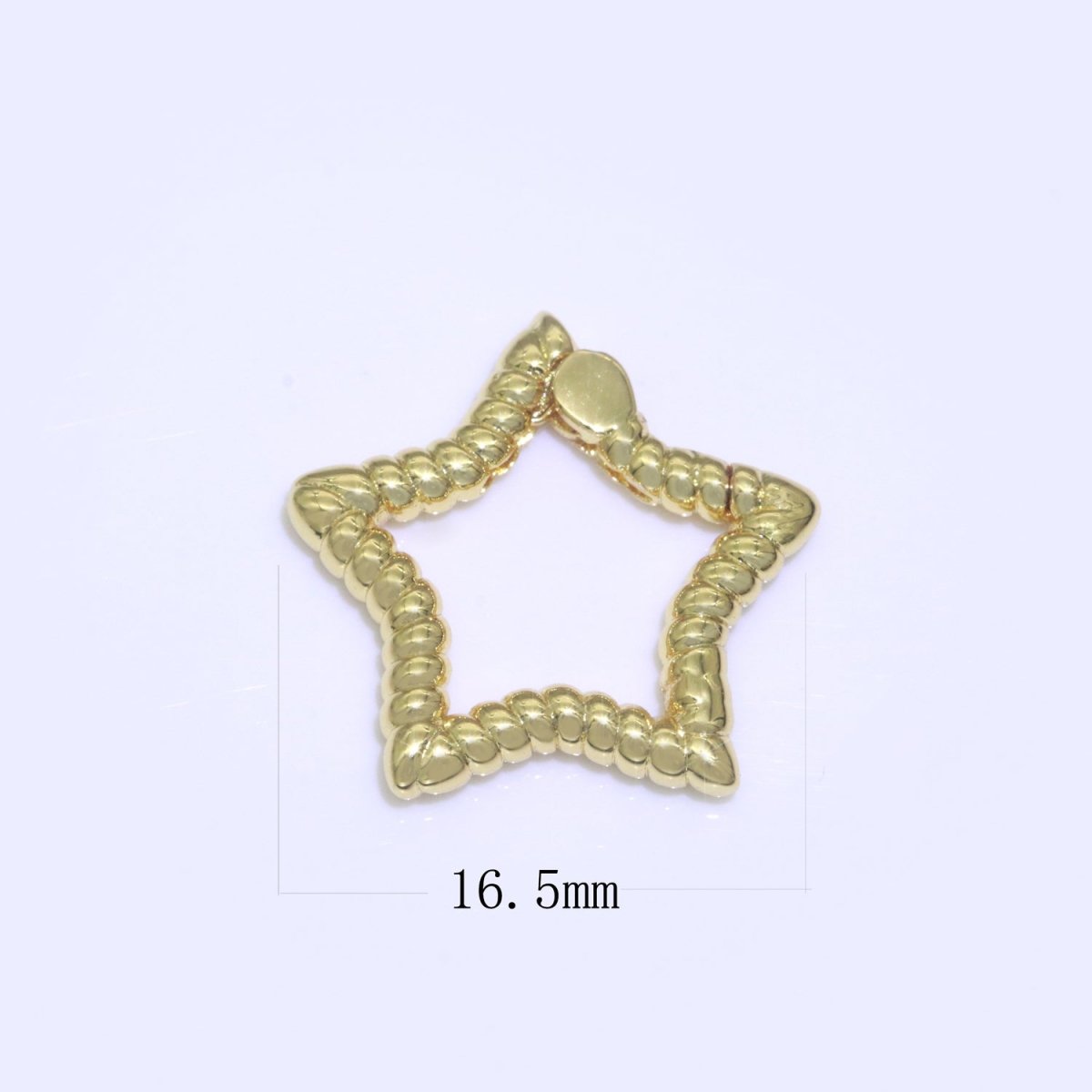 Tiny Star Gold Spring Buckle Metal Snap Clasp Spring gate ring, Trigger Round Ring, Snap Clasp Hook for Jewelry Supply L-460 L-461 L-462