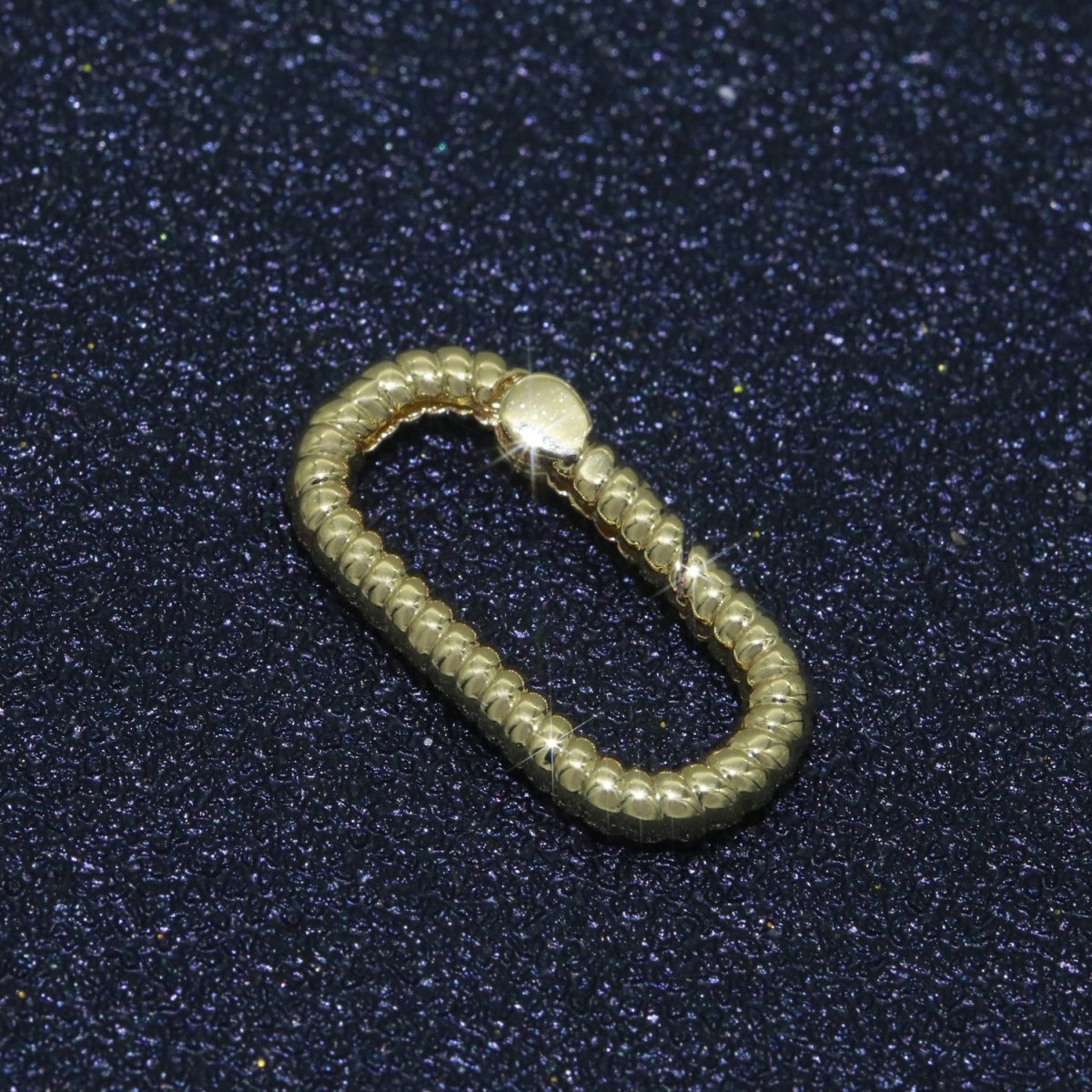 Twisted Gold Spring Gate Ring, 18.8 mm Marine Rope Push Gate ring, Charm Holder Clasp for Connector Bracelet End Clasp Rose Gold Silver L-451~L-453