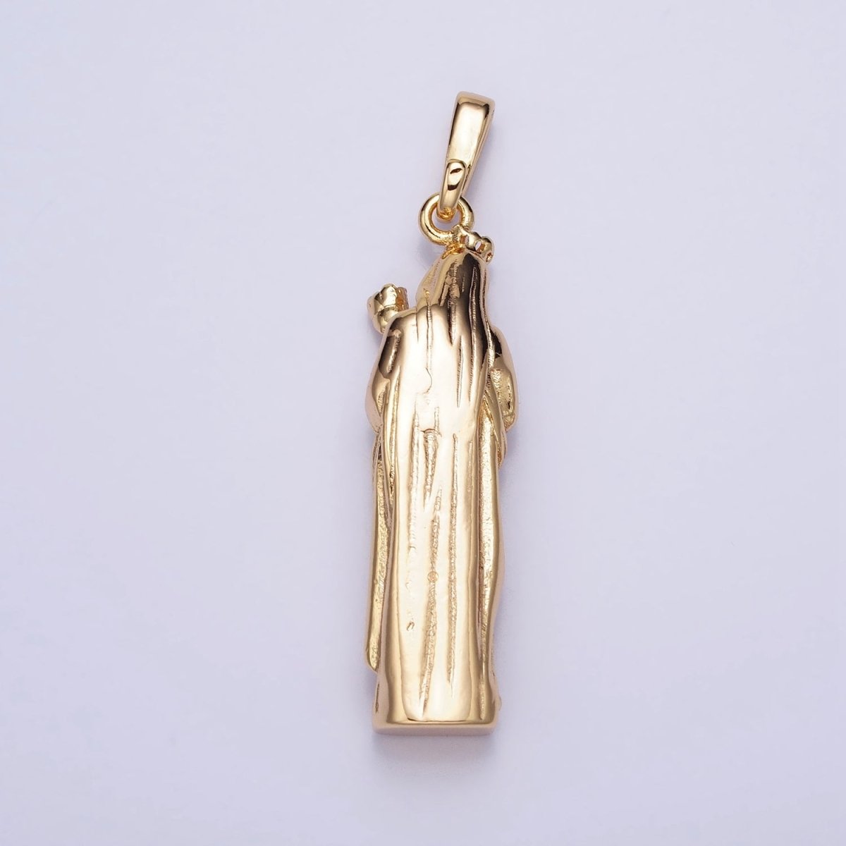Virgin Mary Charm Necklace, Virgen Del Carmen Pendant, Virgen de la Caridad del Cobre Religious Necklace Pendant in Gold, Silver AA173 AA200