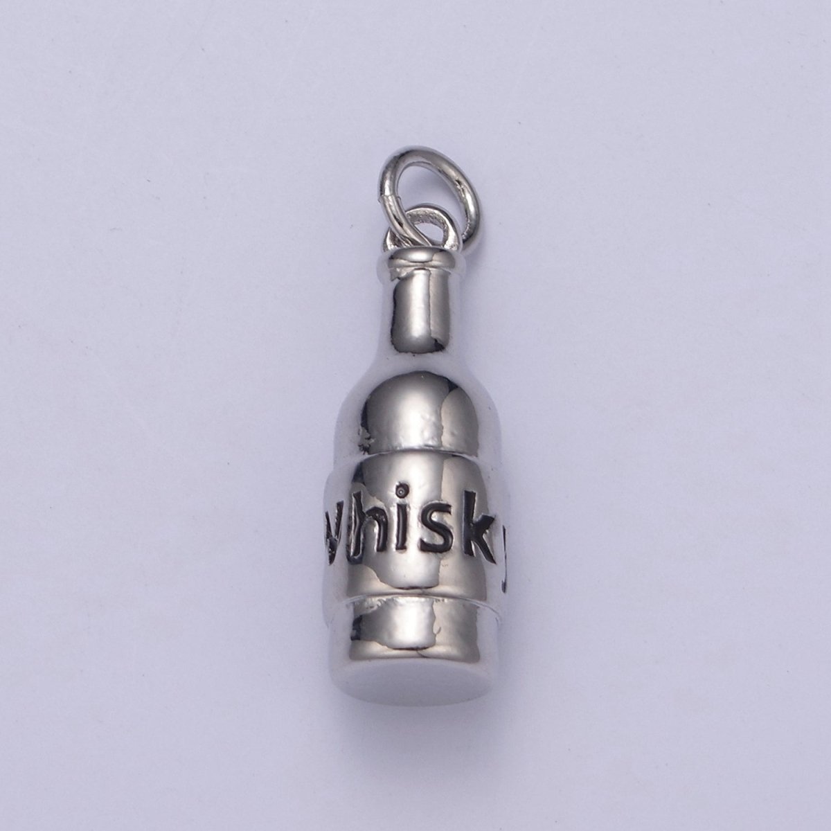 Whisky Bottle Charms Silver / Gold Bottle Charms, Jewelry Supply Wholesale N-662 N-663