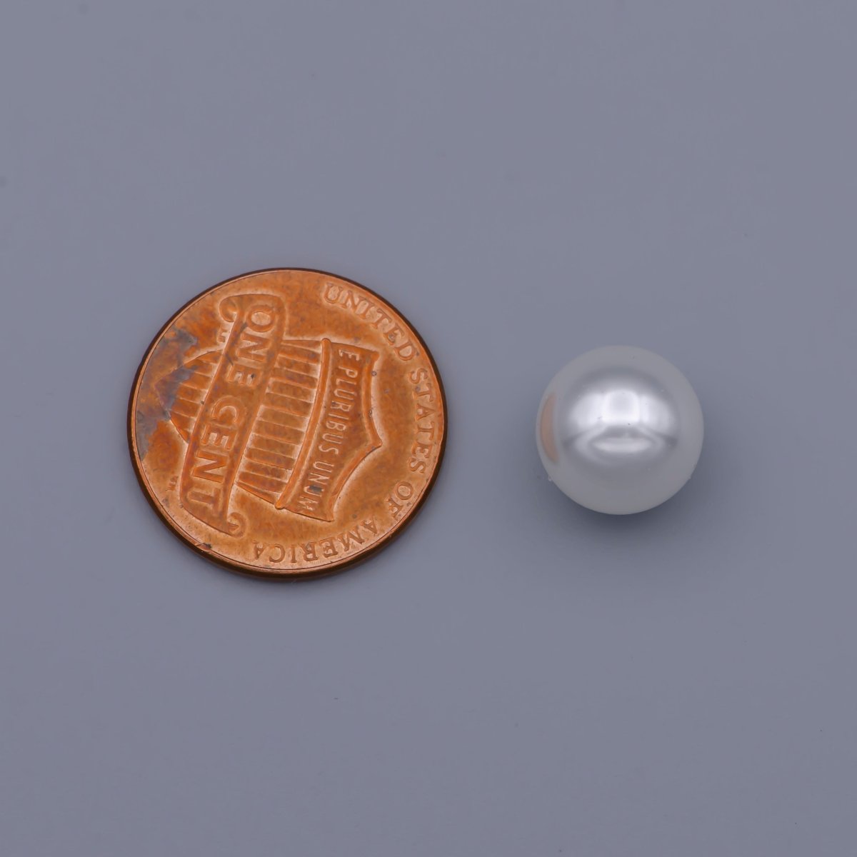 White Acrylic Glass Pearl Beads, Gumball Round Beads 10mm,12mm P-1829 P-1830