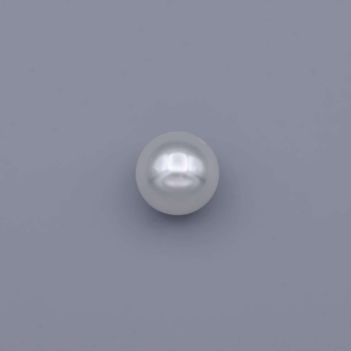 White Acrylic Glass Pearl Beads, Gumball Round Beads 10mm,12mm P-1829 P-1830