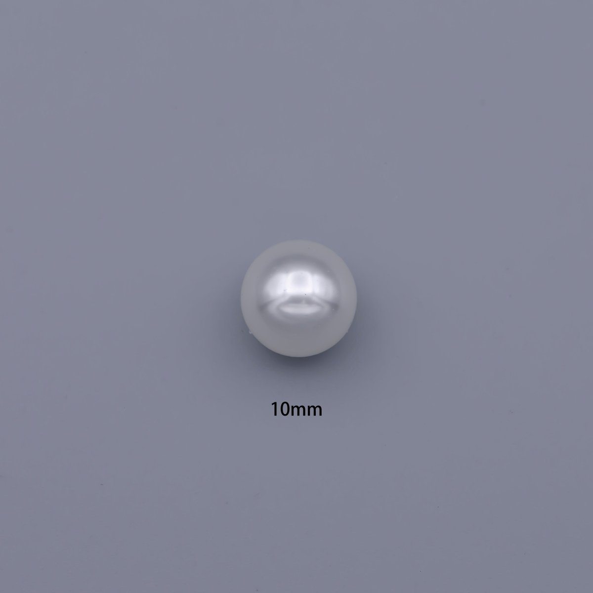 White Acrylic Glass Pearl Beads, Gumball Round Beads 10mm,12mm P-1829 P-1830
