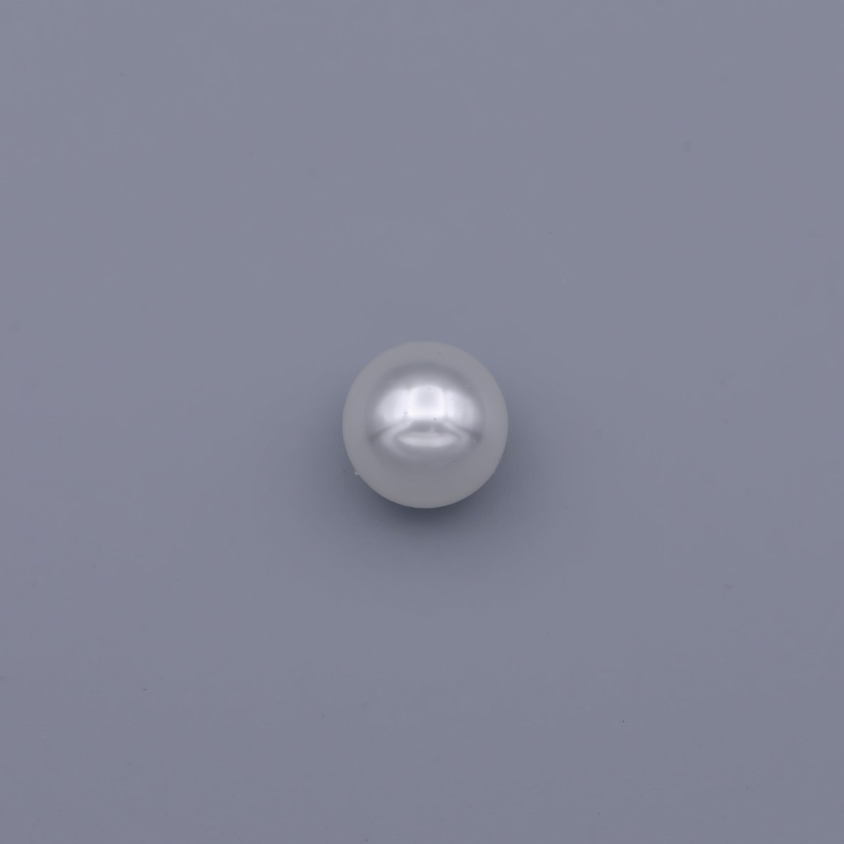 White Acrylic Glass Pearl Beads, Gumball Round Beads 10mm,12mm P-1829 P-1830