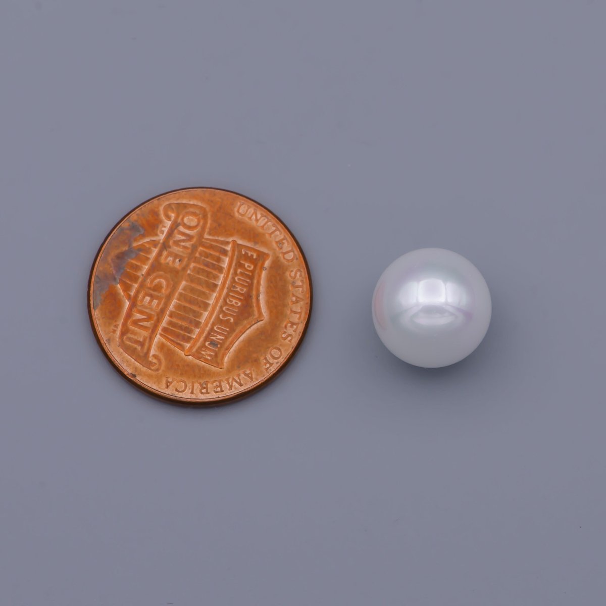 White Acrylic Pearl Beads, GumBall Round Beads 10mm, 12mm P-1828 P-1833