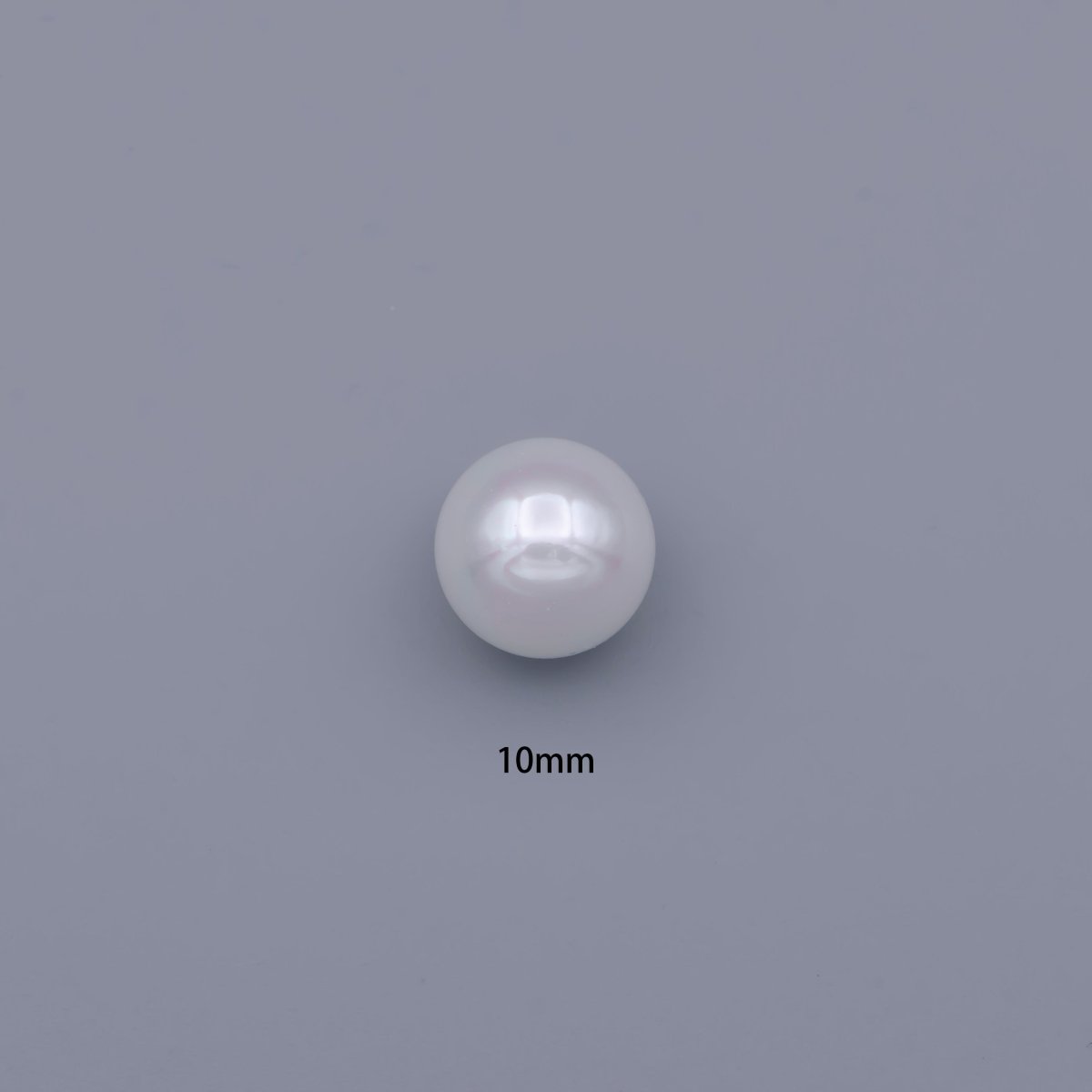 White Acrylic Pearl Beads, GumBall Round Beads 10mm, 12mm P-1828 P-1833