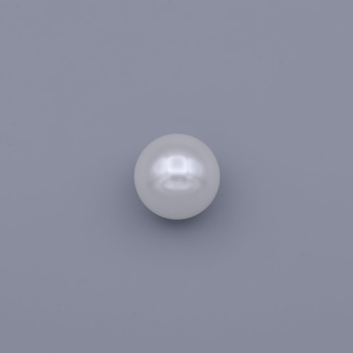 White Acrylic Pearl Beads, GumBall Round Beads 10mm, 12mm P-1828 P-1833