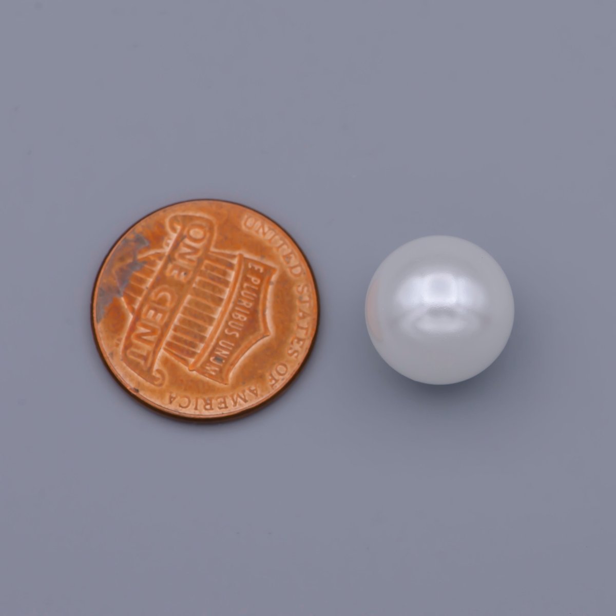 White Acrylic Pearl Beads, GumBall Round Beads 10mm, 12mm P-1828 P-1833