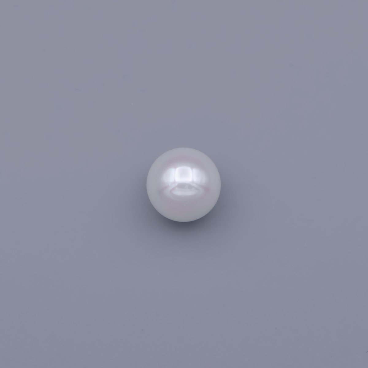 White Acrylic Pearl Beads, GumBall Round Beads 10mm, 12mm P-1828 P-1833