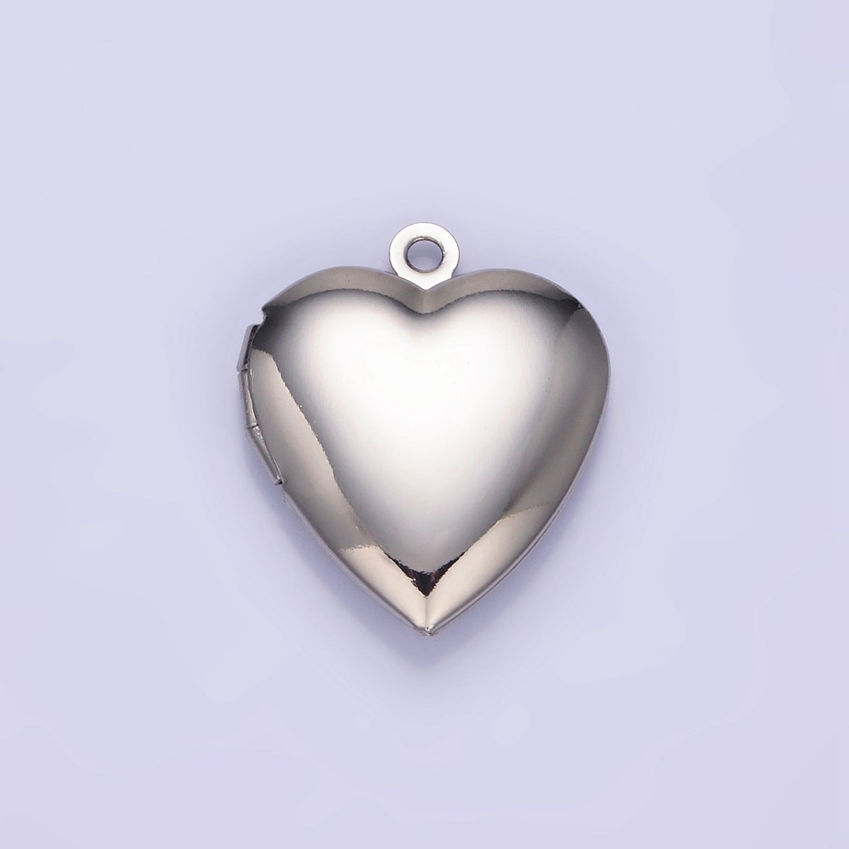 14K Gold Filled 24mm Minimalist Heart Locket Pendant | D316
