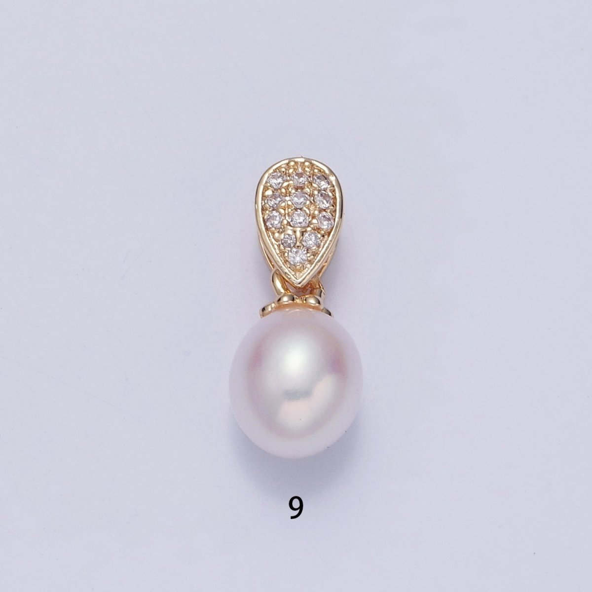 White Pearl Charm, Dainty Charm for Bracelet Necklace Teardrop Pearl Dangle June Birthstone Charm H-386 H-402 H-415 H-449 H-479 H-534 H-535 H-536 H-546 H-549 H-561 H-564 H-671 H-672 H-673 H-674 H-679 H-680 H-682
