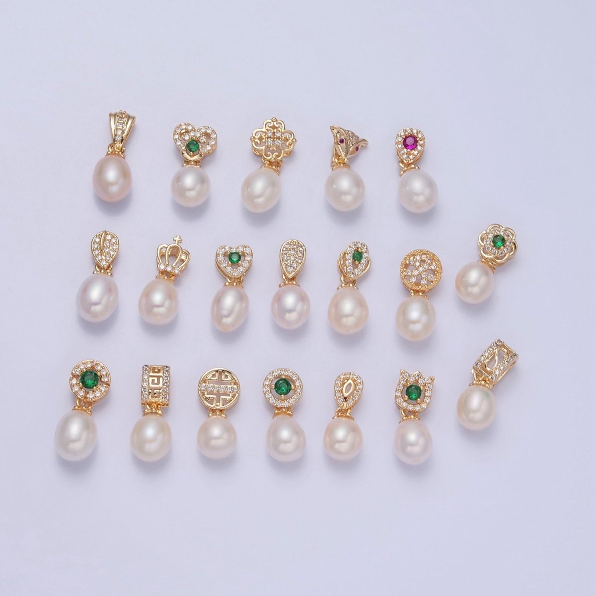 White Pearl Charm, Dainty Charm for Bracelet Necklace Teardrop Pearl Dangle June Birthstone Charm H-386 H-402 H-415 H-449 H-479 H-534 H-535 H-536 H-546 H-549 H-561 H-564 H-671 H-672 H-673 H-674 H-679 H-680 H-682