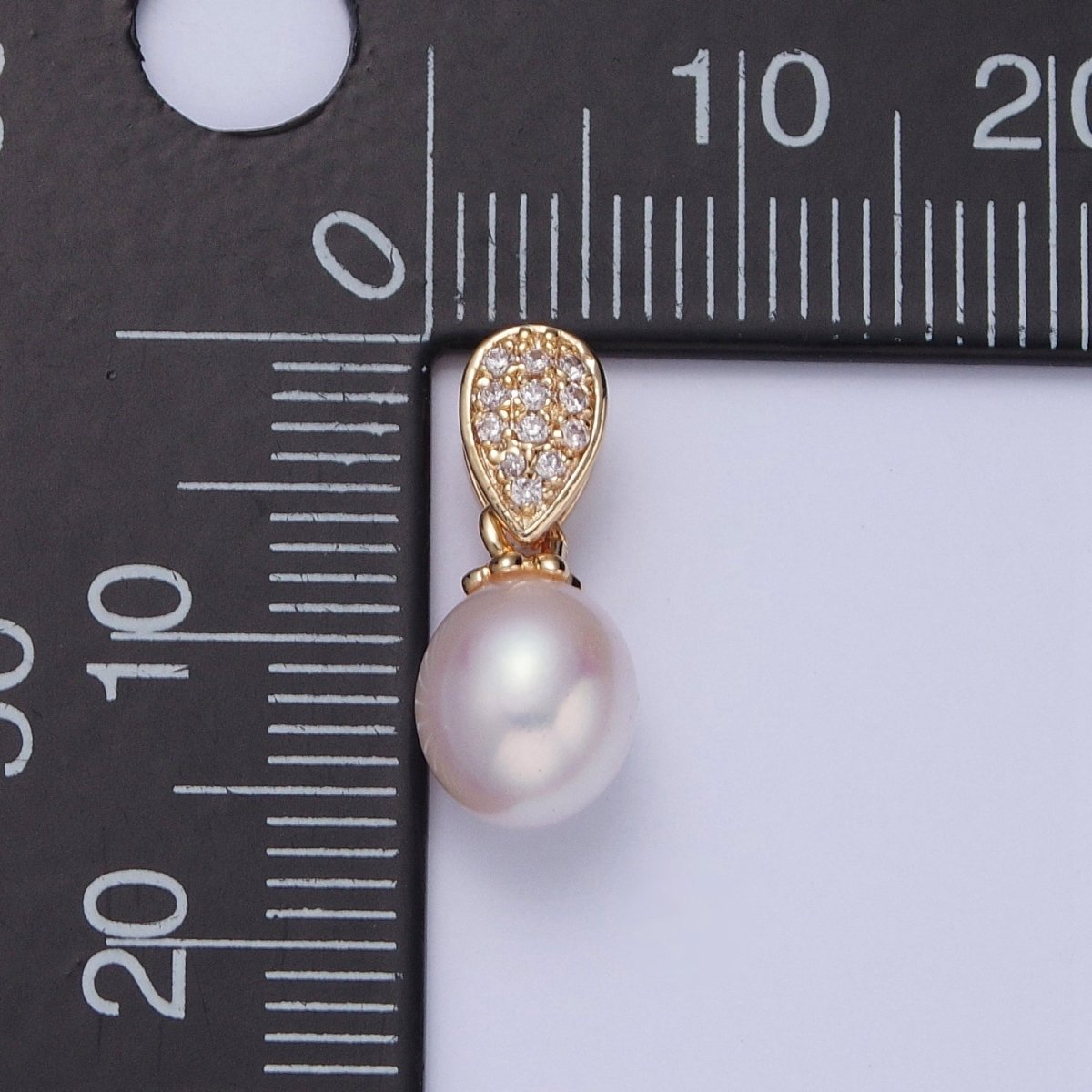 White Pearl Charm, Dainty Charm for Bracelet Necklace Teardrop Pearl Dangle June Birthstone Charm H-386 H-402 H-415 H-449 H-479 H-534 H-535 H-536 H-546 H-549 H-561 H-564 H-671 H-672 H-673 H-674 H-679 H-680 H-682