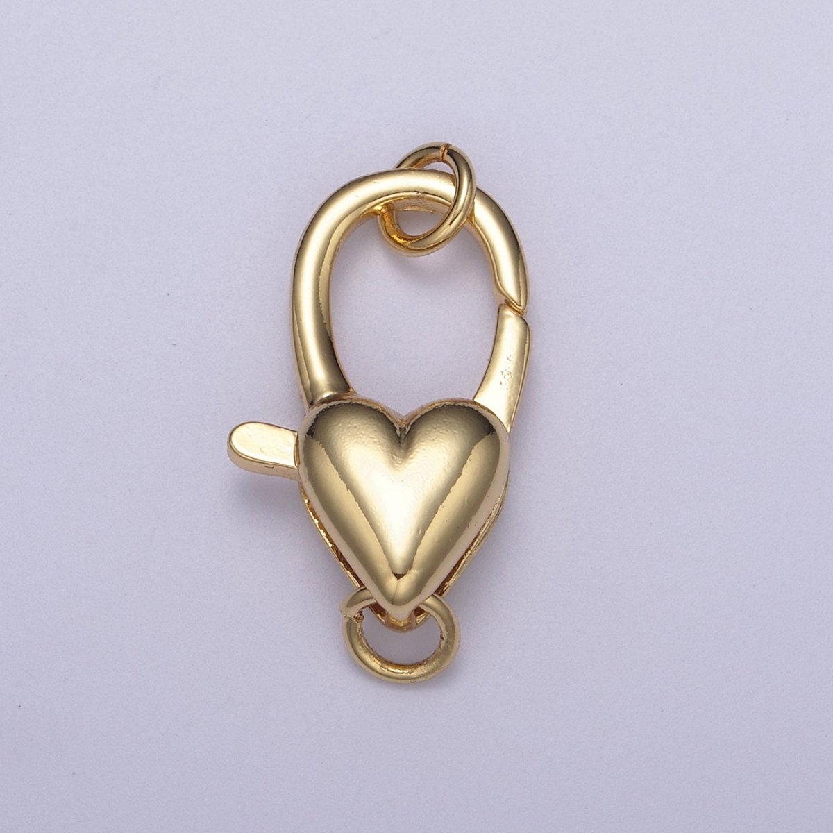 Wholesale Gold Filled Heart Clasp, Love Clasp Enhancer for Necklace Clasp 25.5X13.5MM / 30.3X15mm L-608 L-611