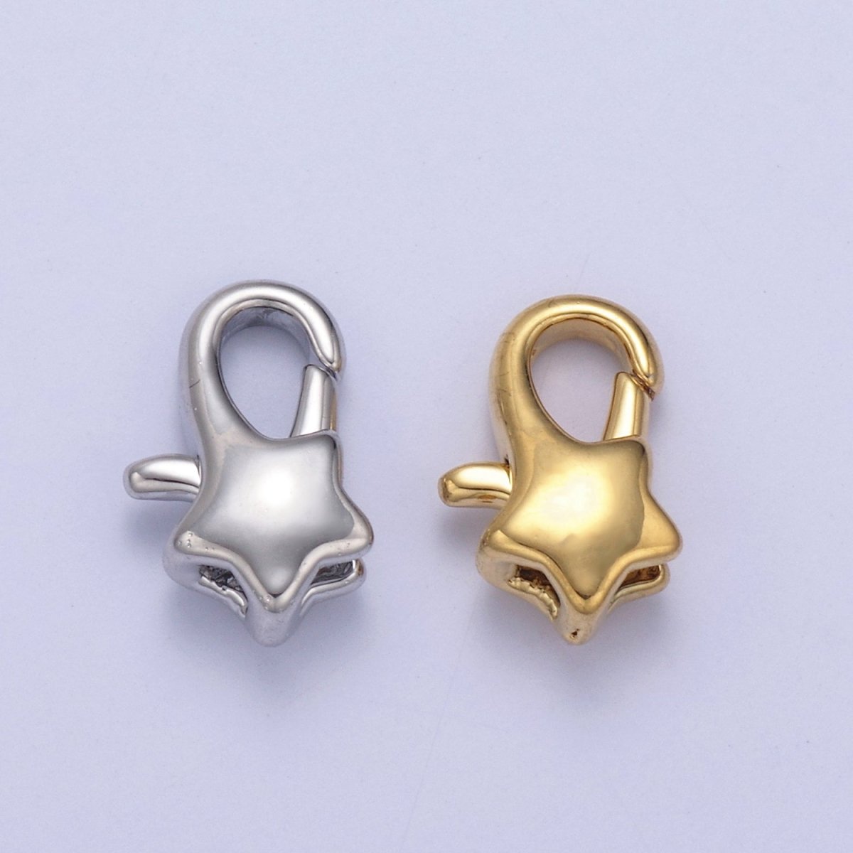 Wholesale Gold Filled Star Lobster Clasp Tiny Star Trigger Clasp – Celestial Lobster Claw for Jewelry Making Supplies L-652 L-653