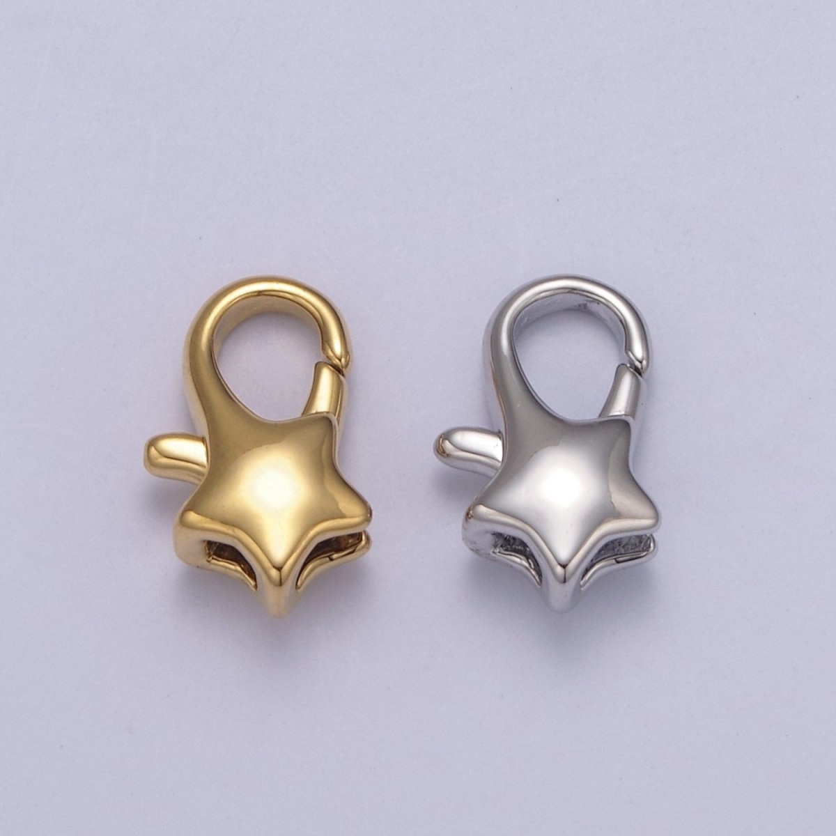 Wholesale Gold Filled Star Lobster Clasp Tiny Star Trigger Clasp – Celestial Lobster Claw for Jewelry Making Supplies L-654 L-655
