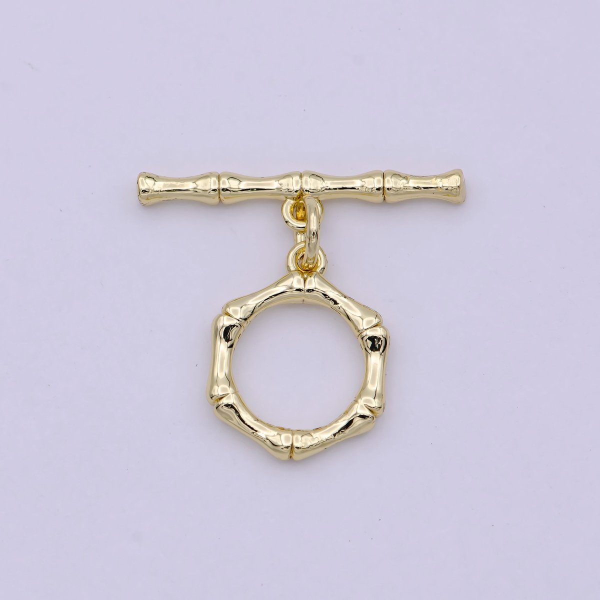 Wholesale Gold Toggle Clasp, Gold OT Clasp Fancy Design OT Clasp Bulk Supply for Bracelet Necklace Component L-620 - DLUXCA
