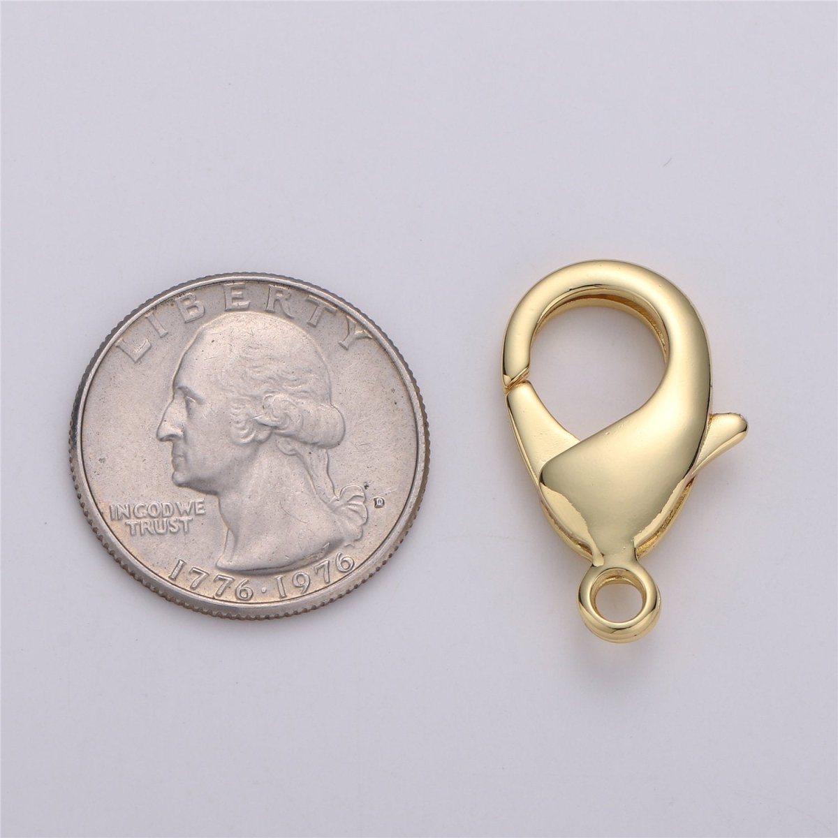 Wholesale Lobster Clasp 14K Gold Filled, Lobster Claw with Jump Ring for Jewelry Making, 17mm 23mm 27mm Closure | K-344 K-346 K-347