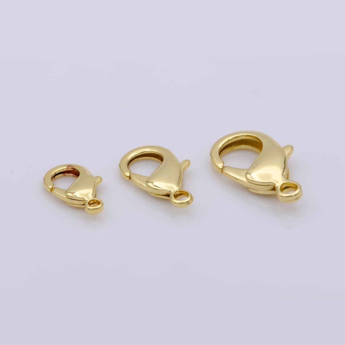 Wholesale Lobster Clasp 14K Gold Filled, Lobster Claw with Jump Ring for Jewelry Making, 17mm 23mm 27mm Closure | K-344 K-346 K-347