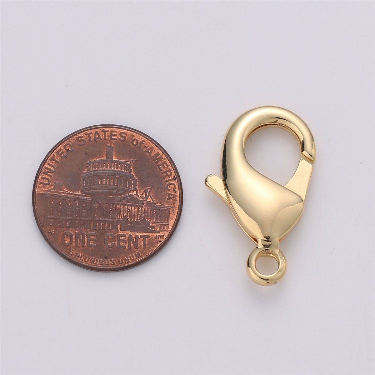 Wholesale Lobster Clasp 14K Gold Filled, Lobster Claw with Jump Ring for Jewelry Making, 17mm 23mm 27mm Closure | K-344 K-346 K-347
