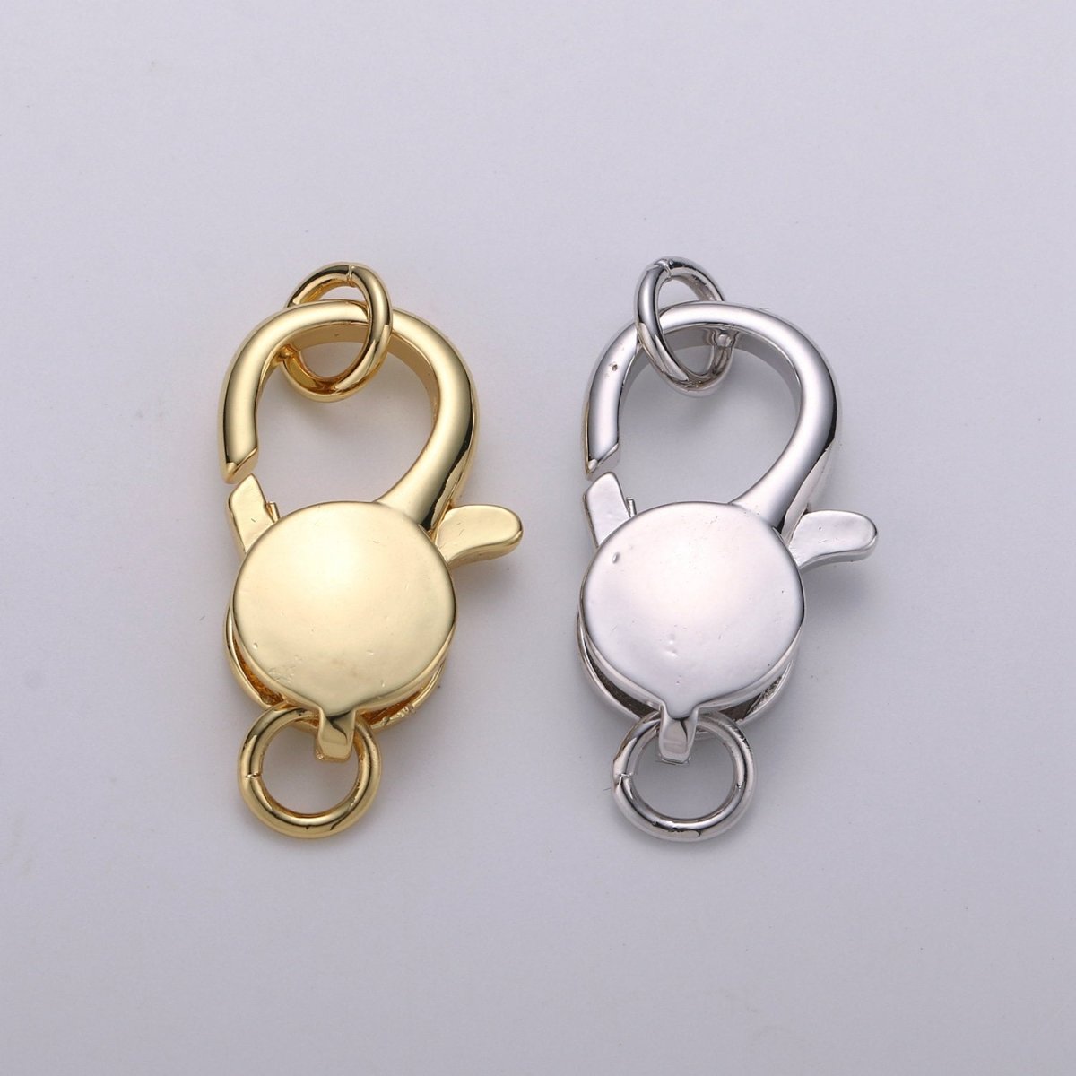 Wholesale Lobster Clasp 14k Gold Filled, Lobster Claw with Jump Ring for Jewelry Necklace Bracelet Anklet Making, Size 26mmx13mm K-835 K-836