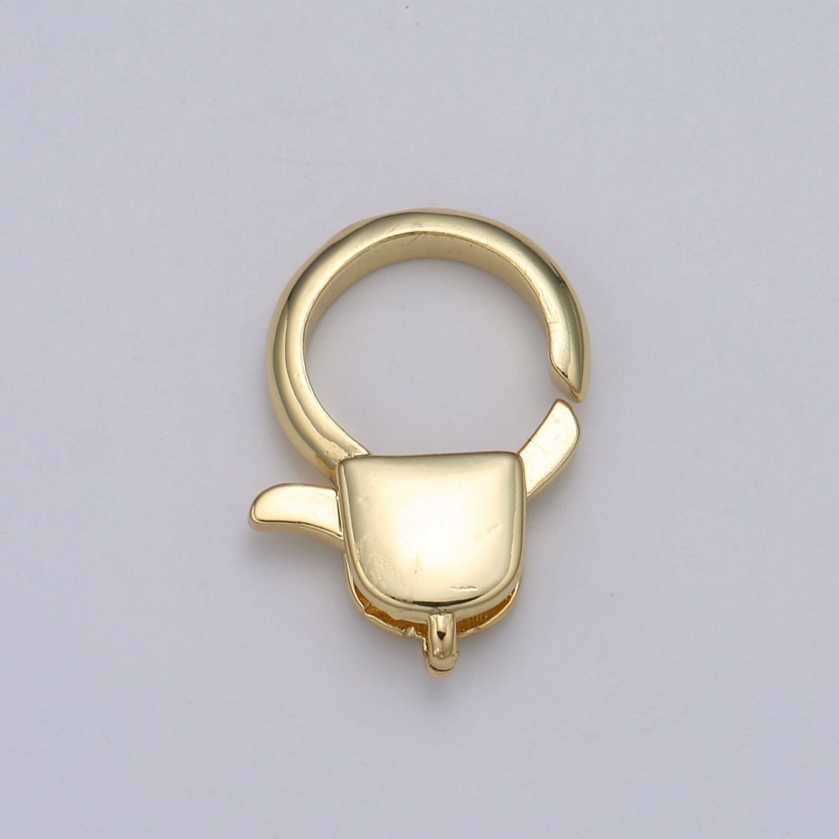 Wholesale Lobster Clasp 24k Gold Circle Head Lobster Claw for Jewelry Makin Gold & Silver |  L-175 & K-140